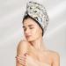 Fast-Drying Hair Towel Wrap with Button - I Love Dogs Design | Perfect Hair Turban & Head Towel for Quick Drying - Buy Online on GoSupps.com