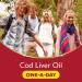 Seven Seas Cod Liver Oil Tablets with Omega-3 Fish Oil - 60 Capsules, High Strength EPA & DHA, Vitamin D & A - 60 Count Pack - Buy Online on GoSupps.com
