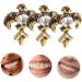 PACKOVE 9 Pcs Retro Vintage Decor Retro Decor Teeth Grills European and American Metal Cross - Buy Online on GoSupps.com