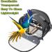 Gecheer Bird Carrier Bird Backpack Carrier Portable Folding Oxford Cloth Bird Bag Parrot Pigeon Small Pet Outing Bag - Buy Online on GoSupps.com