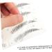 DOITOOL 36 Pcs Eyebrow Stickers Tattoos Cejas Beauty Hair Imitation Eyebrow Sticker Eyebrow Trimming 3d Post 7X1X0.1CMx3pcs Blackx3pcs - Buy Online on GoSupps.com