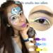 Bowitzki Face Paint Kit - 10 Colors 32 Stencils Glitters & Brushes | Safe Easy Removal Makeup for Kids - Perfect for Halloween & Parties - Buy Online on GoSupps.com