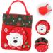 COLLBATH 1pc Christmas Bag Christmas Drawstring Bags Xmas Sacks Drawstring Bags Biscuit Bag 3d Cute - Buy Online on GoSupps.com