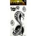 ONCEX 3 Sheets Black Cobra Temporary Tattoos | Waterproof Body Stickers for Men and Women | Cobra Snake Cartoon Designs | Removable Fake 3D Tattoos for Arms, Legs, Shoulder, or Back - Buy Online on GoSupps.com