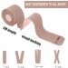 Kinesiology Tape Knee and Muscle Suppor Kinesiology Tape Precut (3 Rolls 60 Strips) Waterproof Sports Tape for Athletes(Flesh Color) - Buy Online on GoSupps.com