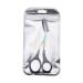 Stainless Steel Eyebrow Scissors Beauty Tool for Men Women Makeup Eyelashes Black