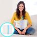 Buy COHEALI Strap Chest Brace for Broken Ribs - Rib Protector for Fracture and Dislocation | Comfortable Women's White Support Belt - Buy Online on GoSupps.com