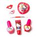Lip Smacker Hello Kitty Lip Balm Duo & Makeup Set with Cherry Kiwi Lippy Pal Shimmer Powders Lip Gloss Nail Polish & Hair Clips - Buy Online on GoSupps.com