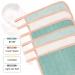 Phogary Microfiber Makeup Towels - 6 Pack Washable Facial Cleaning Cloths (20x20cm Green) for Gentle Makeup Removal - Buy Online on GoSupps.com