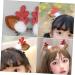 ABOOFAN 4 Pairs Christmas Antler Hair Christmas Hair Barrettes Reindeer Hair Accessory Reindeer Cosplay Clip Hair Clips for Kids Christmas Hair Pin Antlers Flocked Plastic Woman Cute - Buy Online on GoSupps.com