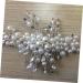 FRCOLOR 1PC wedding headpiece for bride metal hair claw clips Wedding Hair Jewelry Wedding Hair Pin pearl headpiece pearl hair clip Bride Hair Comb Wedding dress bridesmaid crystal - Buy Online on GoSupps.com