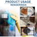 Splash Spray Tablets & Spray Bottle Splash Foam Spray Oven Cleaner Splash Foam Spray Splash Spray All Purpose Cleaner for Kitchens Countertops Ovens (3PCS) - Buy Online on GoSupps.com