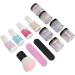 Nail Dipping Powder Set - Nail Kit Starter Nail Art Powder Professional Top Base Coat Gel Dust Brush 6 Color Manicure Tool Set for Nail Artist Salon Home Use (K1214) - Buy Online on GoSupps.com
