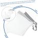 KOMBIUDA Anti-Eating Gloves Baby Mits Infant Thumb Sucking Kit - White 12x7cm - Buy Online on GoSupps.com
