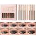 MAEPEOR Matte Liquid Eyeshadow 8 Colors Neutral Naked Smooth Creamy Eyeshadow Set Lightweight High-pigmented and Waterproof Long Lasting Matte Eyeshadow (Matte Naked  8Colors Set 1) (Set 1  Matte Naked)