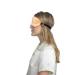 MYK Silk Sleeping Eyemask Filled with Pure Mulberry Silk Napping Blindfold for Sleeping Travel Eye Mask with Adjustable Strap for Comfort Peach