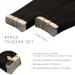 Buy Salife Tape Extensions - 40PCs Real Hair 60g 25cm Dark Brown Invisible Tape in Hair Extensions for Silky Straight Style - Buy Online on GoSupps.com