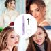 Heat Lash Curler | Rechargeable Eyelash Curling Tool | Cordless Heat Lash Curler Brush Lashes Heating Wand Portable Eyelash Curler Suitable for Thick and Thin Eyelashes Purple - Buy Online on GoSupps.com