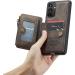 Buy Soonic Leather Cover for Samsung Galaxy A34 5G - Magnetic Zippered Protective Wallet Case with Coin Compartment (Brown) - Buy Online on GoSupps.com