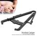 Body Fat Measuring Slide | Unisex Skin Fold Caliper | Accurate Body Fat Tester in Black Plastic - Buy Online on GoSupps.com
