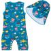 Bonverano Baby Boys Swimsuit 9-12 Months UPF 50+ Sun Protection One Piece - Buy Online on GoSupps.com