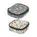 Minkissy 2st storage bag for women's bandages women menstruation bag wallpaper wall holder for breastfeeding inserts mini cosmetics pocket card bag Miss little fresh cotton laminated