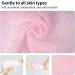 Exfoliating Luffah Towel - Japanese Body Wash Scrubber Fast Dry Rip-Resistant All Skin Types - Pink - Buy Online on GoSupps.com