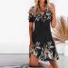 Gecau Women's Cold Shoulder Floral Dress - Beige - XX-Large - Buy Online on GoSupps.com