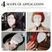 COHEALI Clear Face Mask 4Pcs - Barber Hairdressing Shield for Hair Salon - Hairspray & Hair Coloring Protection - Buy Online on GoSupps.com