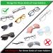 ASTER 20 Pairs of Eyeglass Nose Pads Soft Foam Self-Adhesive Nose Pads Anti-Slip Sponge Glasses Nose Pads for Sunglasses Glasses (D-Shape) Cream - Buy Online on GoSupps.com