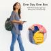 Pill Box 7 Day 2 Times a Day Weekly Organizer with Zipper Bag, BPA Free Travel Dispenser for Medication, Vitamins & Fish Oils - Blue - Buy Online on GoSupps.com