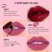  Ruhnjyg Peel off matte lip gloss peel off lip gloss 6x Waterproof Lip Gloss for Women and Girls | Waterproof Makeup Lip Gloss for Women Peel-Off Lip Gloss - Buy Online on GoSupps.com