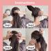 7 Pcs Birds Nest Hair Clips Hair Claw Clamps Bun Makers Ponytail Holder Comb Hair Bands Accessory (Style 1) - Buy Online on GoSupps.com