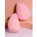 Light Pink Beauty Blender Powder Puff - Wet & Dry Makeup Sponge (4.2x4.2x6) | International Shipping Available - Buy Online on GoSupps.com