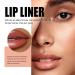 Removable Waterproof Lip Liner - Long-Lasting Upholstery Lip Contour Pencil in Light Brown - Buy Online on GoSupps.com