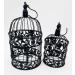 Pet Show Round Birdcage Wall Decor 9.8 & 13.8 - Small Birds Wedding Party Indoor/Outdoor Decoration - Black/White/Bronze - Pack of 1 (S, Black) - Buy Online on GoSupps.com