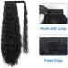 JessLab 24 Inch Corn Wave Ponytail Extension - Heat Resistant Wavy Hairpiece for Women - Black (2#) - Buy Online on GoSupps.com