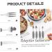 HAPINARY 1 Set Elderly Eating Tableware - Portable Adaptive Utensils for Adults - Stainless Steel Flatware Spoon Fork Tool Kit for Travel - Buy Online on GoSupps.com