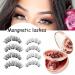 Shop 3D Magnetic Eyelashes Kit - No Glue Reusable & Lightweight | Natural Look Extensions with Applicator Tweezers - Buy Online on GoSupps.com