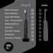 Sparx Toothbrush Replacement Heads - Blue Light Therapy for Gum Care Black & Blue Refill Pack - International Shipping Available - Buy Online on GoSupps.com