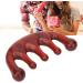 Gientan Scalping Massage Comb - 5 Teeth Sandalwood Gua Sha for Portable Meridian Massage - Buy Online on GoSupps.com