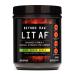 Beyond Raw LIT Advanced Pre Workout Formula Sour Green Apple for Energy Focus Endurance Targeted Release Caffeine Creatine Betaine Beta Alanine Taurine 20 Servings