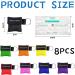 Buy Lithyc 8 Pack Breathing Protection Masks - Ideal for CPR Training & First Aid - Includes Keychain & Ventilation Bag - Buy Online on GoSupps.com