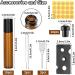 Essential Oils Roller Bottles 10pcs Roll on Bottles with Stainless Steel Ball 10ml Glass Roller Bottles with Bottle Opener Dropper Pipette Label for Essential Oil Fragrance Aromatherapy (Brown) Brown 10 Pack 10ml - Buy Online on GoSupps.com