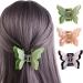 Vctitil Double Layer Butterfly Acetate Hair Claws Hair Clips Ponytail Holders Shark Clip Barrettes Hair Accessories for Women Girl Thin Thick Hair(green) - Buy Online on GoSupps.com