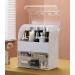 Premium MOOCHI White Makeup Organizer - XL Waterproof Storage Case with Drawers for Cosmetics & Jewelry - Buy Online on GoSupps.com