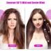 Travel Hairdryer Rechargeable Cordless Hair Dryer with 5000Mah Lithium Battery Cold Hot Settings and 1 Nozzle for Home Salon Travel - Buy Online on GoSupps.com