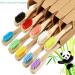 10-Pack Kids Bamboo Toothbrush Set with Soft Bristles - Natural Wood, Organic, BPA-Free - Ideal for Toddlers, Adults, Travel - Colorful Options Included - Buy Online on GoSupps.com