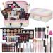 All In On Makeup Kit Makeup Set For Teens Women Girl and Beginners Includes Eyeshadow Concealer Palette Lip Gloss Set Lipstick Eye Pencil Makeup Brushes