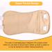 Reusable Casting Oil Pack Massage Belt Set - Stretchy Adhesive Leak-Proof TPU for Neck & Belly (Khaki) - Best International Shipping - Buy Online on GoSupps.com